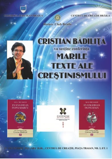 Marile texte ale crestinismului  Cristian Badilita