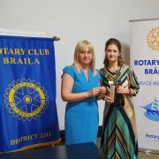 Rotirea  colanului la Clubul Rotary Brăila – 2 iulie 2021